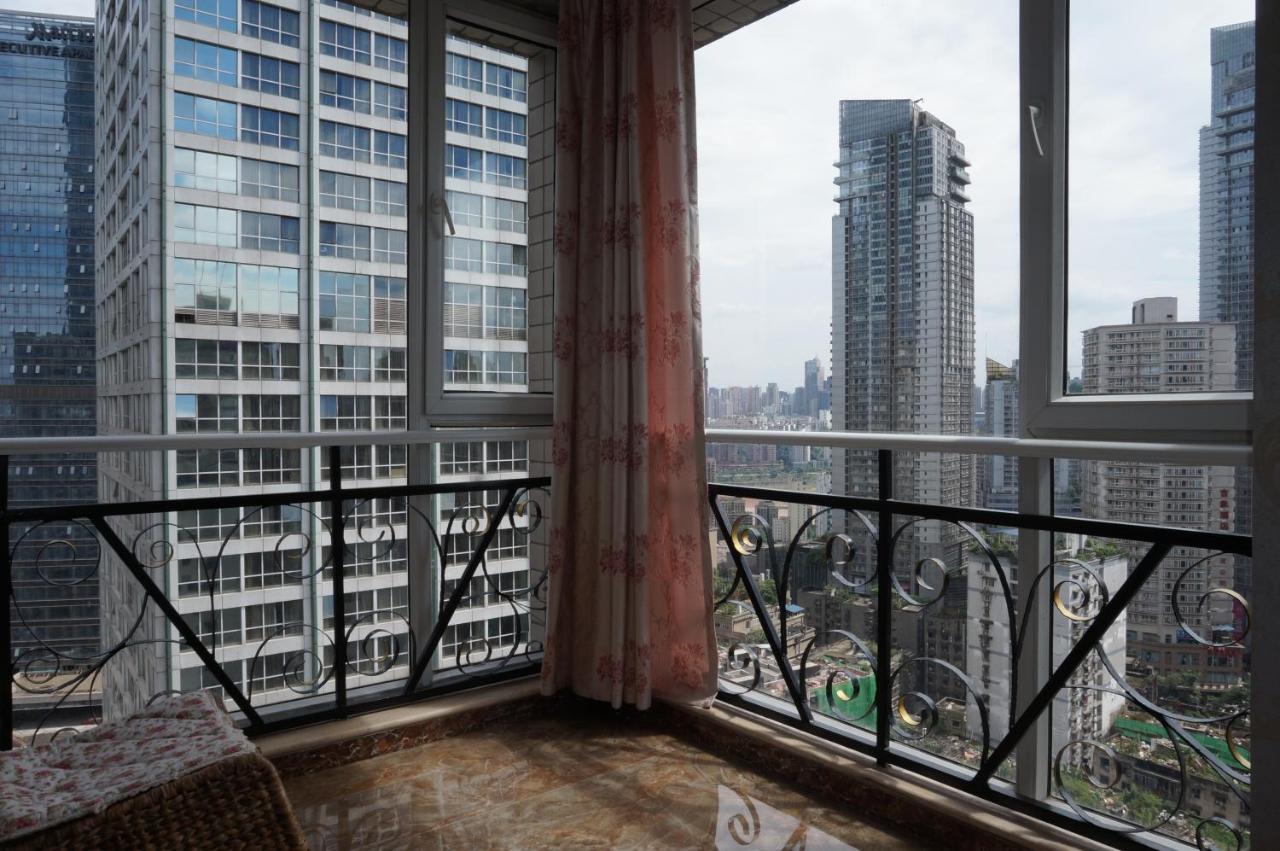 Xiao Yu Residential Apartment Near Jiefangbei And Hongya Cave Chongqing Zewnętrze zdjęcie