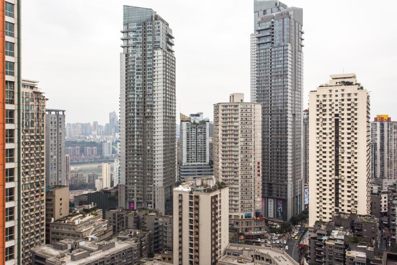 Xiao Yu Residential Apartment Near Jiefangbei And Hongya Cave Chongqing Zewnętrze zdjęcie